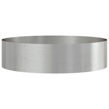 Pflanzenring 5 Stk. Silber 80 x 80 x 20 cm Edelstahl