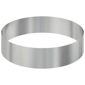 Garten-Pflanzgefäß Silber 90 x 90 x 20 cm Verzinkter Stahl