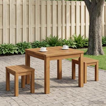 Couchtisch Natur 49 x 48,5 x 36 cm Massivholz Akazie