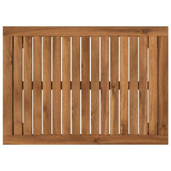 Couchtisch Natur 49 x 68,5 x 36 cm Massivholz Akazie