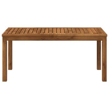 Couchtisch Natur 49 x 100,5 x 45 cm Massivholz Akazie
