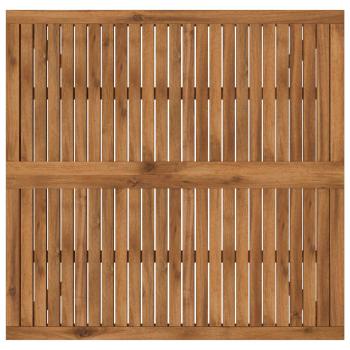 Couchtisch Natur 100 x 100,5 x 45 cm Massivholz Akazie