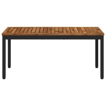 Couchtisch Natürlich und Schwarz 49 x 100,5 x 45 cm