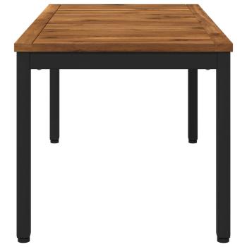 Couchtisch Natürlich und Schwarz 49 x 100,5 x 45 cm