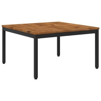 Couchtisch Natürlich und Schwarz 80 x 80,5 x 45 cm