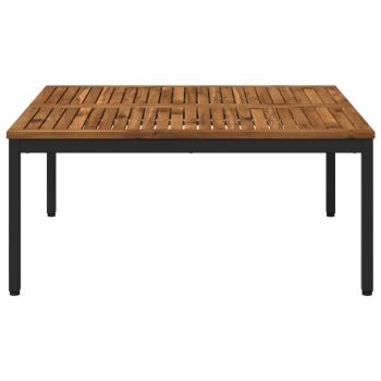 Couchtisch NAARDEN Natürlich und Schwarz 98 x 100,5 x 45 cm