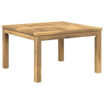 Couchtisch Weiß 60 x 60,5 x 36 cm Massivholz Akazie