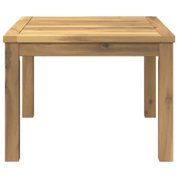 Couchtisch Weiß 60 x 60,5 x 36 cm Massivholz Akazie