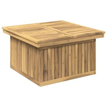 Gartenkaffee Tisch aus massivem Akazienholz höhenverstellbar
