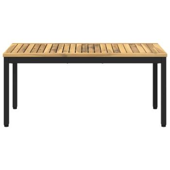 Couchtisch Weiß und Schwarz 49 x 100,5 x 45 cm