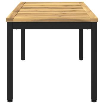 Couchtisch Weiß und Schwarz 49 x 100,5 x 45 cm