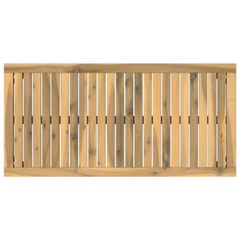 Couchtisch Weiß und Schwarz 49 x 100,5 x 45 cm