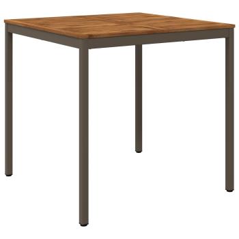Gartenbar-Tisch NAARDEN Natur und Kaffee 110 x 108,5 x 105 cm