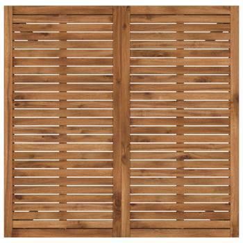 Gartenbar-Tisch NAARDEN Natur und Kaffee 110 x 108,5 x 105 cm