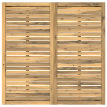 Gartenbar-Tisch Weiß 110 x 108,5 x 105 cm Massivholz Akazie