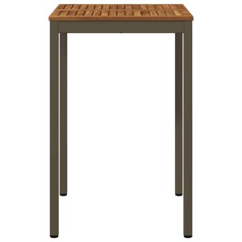 Gartenbar-Tisch Natur und Kaffee 70 x 68,5 x 105 cm