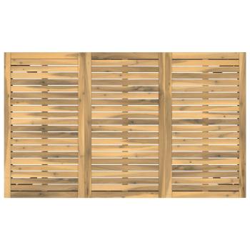 Gartenbar-Tisch Weiß und Schwarz 147 x 88,5 x 105 cm