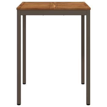 Gartenbar-Tisch NAARDEN Natur und Kaffee 80 x 80,5 x 105 cm