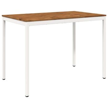 Gartenbar-Tisch Natürlich und Weiß 147 x 88,5 x 105 cm