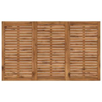 Gartenbar-Tisch Natürlich und Weiß 147 x 88,5 x 105 cm