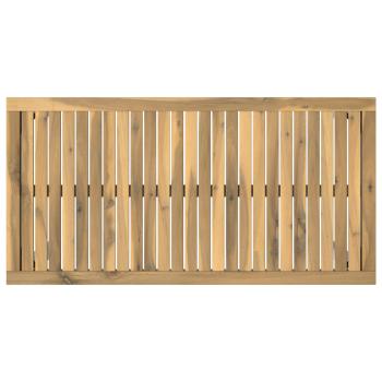 Gartenbar-Tisch Weiß 108,5 x 55 x 105 cm Massivholz Akazie