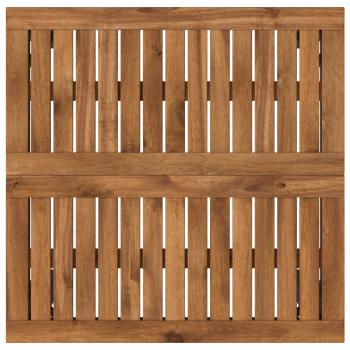 Gartenbar-Tisch Natürlich und Schwarz 60 x 60,5 x 105 cm