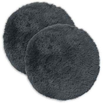 Kissen mit Kissen HEERLEN 6 Stk. Anthrazit PV Fleece