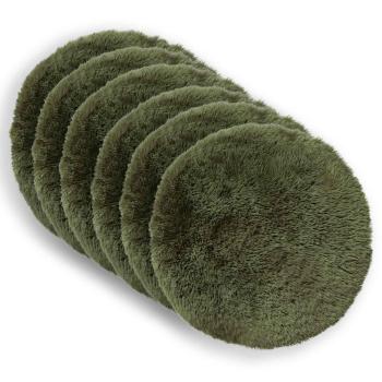 Kissen mit Kissen HEERLEN 6 Stk. Grün PV Fleece