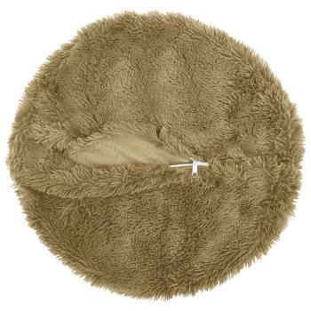 Kissen mit Kissen HEERLEN 2 Stk. Hellgrau PV Fleece