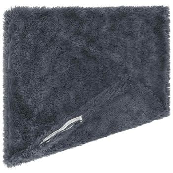 Kissen 2 stk. HEERLEN Anthrazit 45 x 45 cm PV Fleece