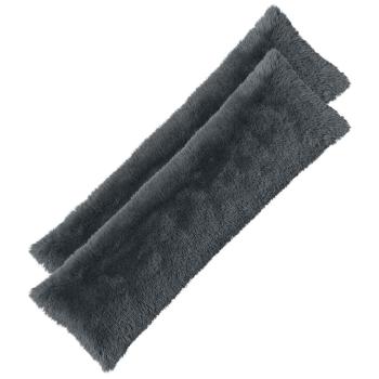 Kissen mit Kissen HEERLEN 2 Stk. Anthrazit PV Fleece