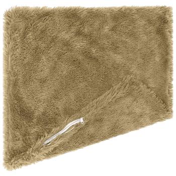 Kissen mit Kissen HEERLEN 6 Stk. Hellgrau PV Fleece