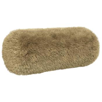Kissen 2 stk. HEERLEN Hellgrau Ø 15 x 40 cm PV Fleece