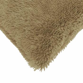 Kissen mit Kissen HEERLEN 2 Stk. Hellgrau PV Fleece