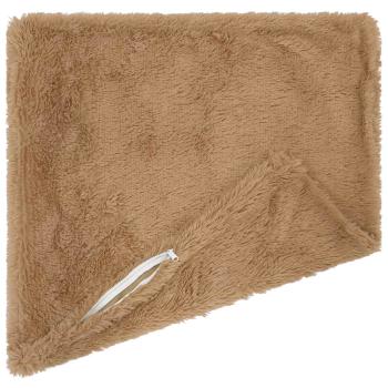 Kissen mit Kissen HEERLEN 2 Stk. Taupe PV Fleece