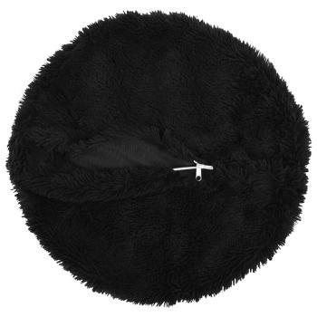Kissen mit Kissen HEERLEN 6 Stk. Schwarz PV Fleece