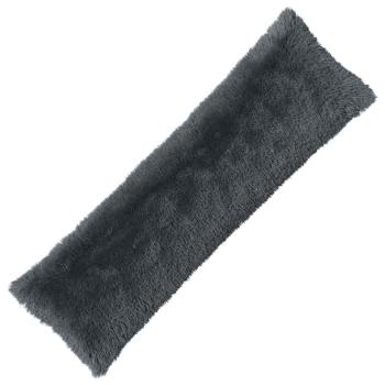 Kissen mit Kissen HEERLEN Anthrazit 40 x 145 cm PV Fleece