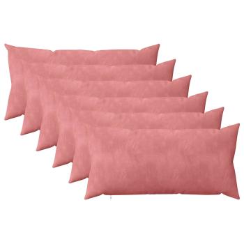 Kissen mit Kissen HEERLEN 6 Stk. Rosa Samt