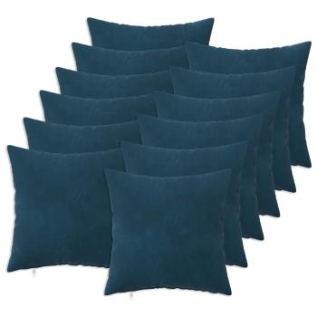 Kissen mit Kissen HEERLEN 12 Stk. Blau Samt