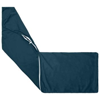 Kissen mit Kissen HEERLEN Blau 40 x 145 cm Samt