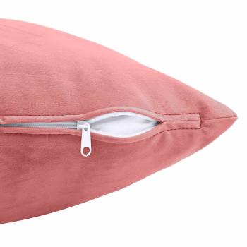 Kissen mit Kissen HEERLEN 2 Stk. Rosa Samt