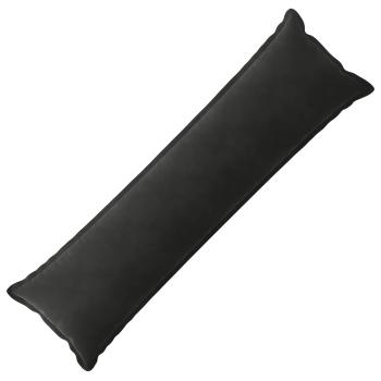 Kissen mit Kissen HOUTEN Schwarz 40 x 145 cm Samt