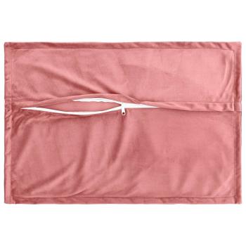 Kissen 2 stk. HOUTEN Rosa 40 x 60 cm Samt