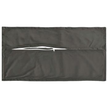 Kissen 12 stk. HOUTEN Dunkelgrau 40 x 80 cm Samt