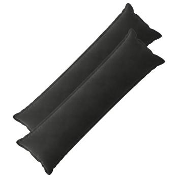 Kissen mit Kissen HOUTEN 2 Stk. Schwarz Samt