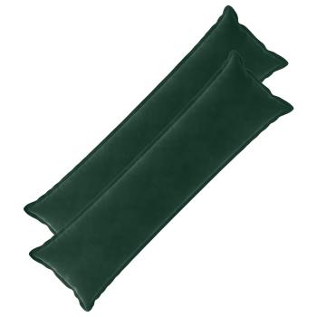 Kissen 2 stk. HOUTEN Dunkelgrün 40 x 145 cm Samt
