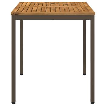 Gartentisch Natur und Kaffee 70 x 68,5 x 75 cm