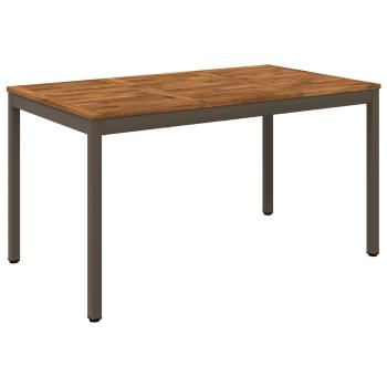 Gartentisch Natur und Kaffee 141 x 80,5 x 75 cm