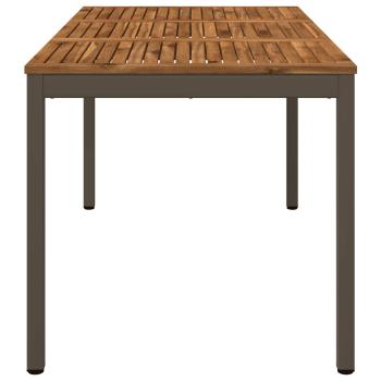 Gartentisch Natur und Kaffee 141 x 80,5 x 75 cm