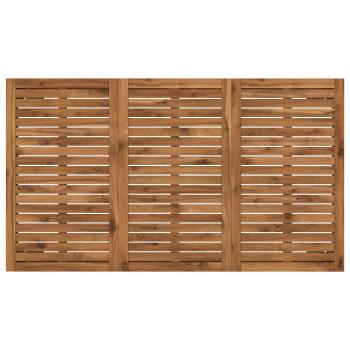 Gartentisch Natur und Kaffee 141 x 80,5 x 75 cm